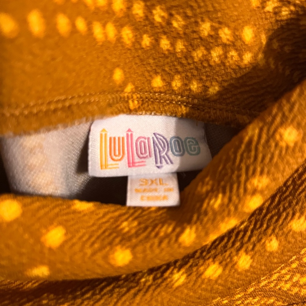 Mustard Yellow LuLaRoe Azure Skirt - Picture 2 of 2